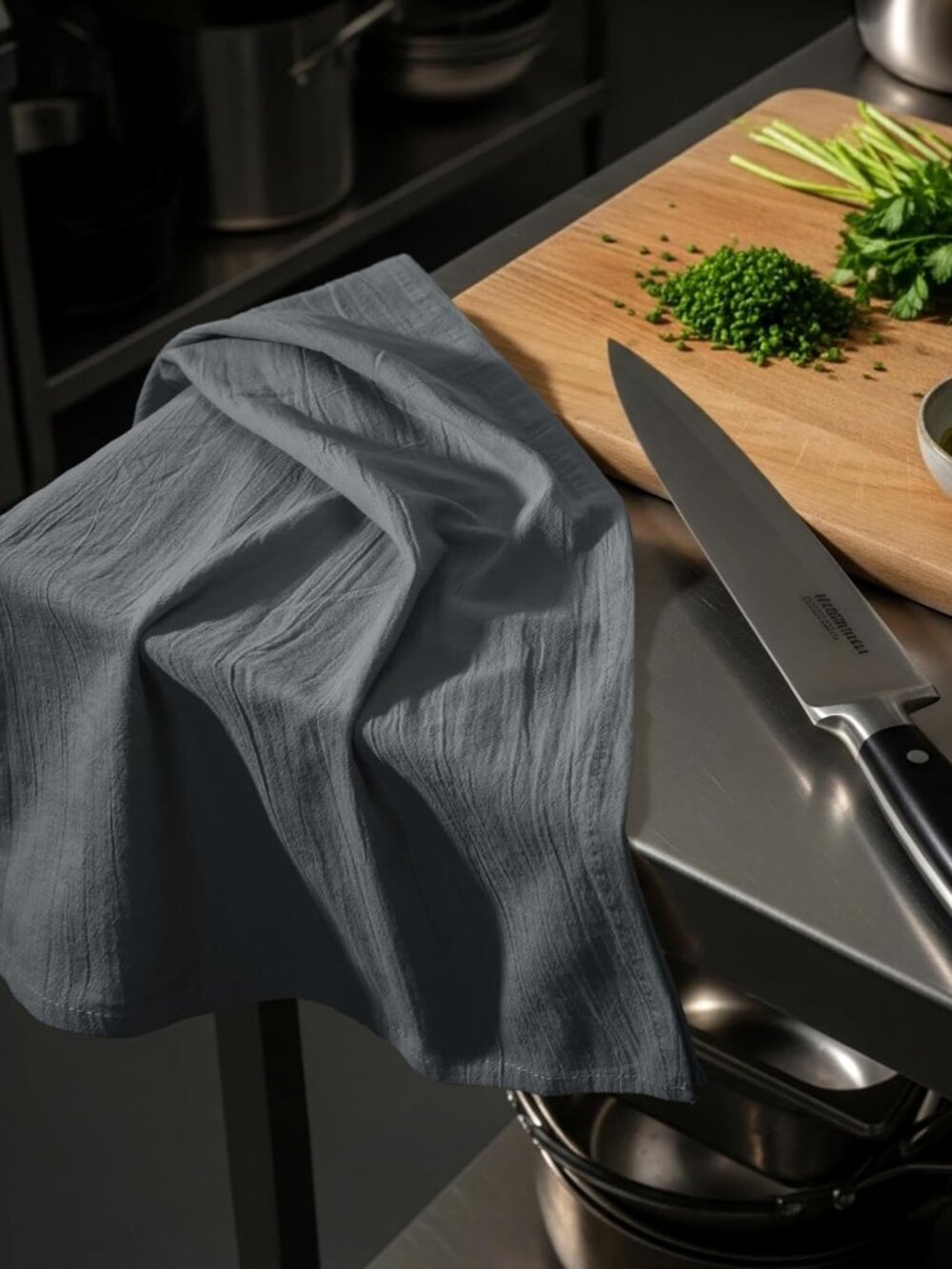 Light Grey Flour Sack Towels [12 Pack-28 x 28 In]100% Cotton - Picture 9 of 9